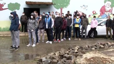  Bahçelievler’de askere gidecek olan erlere Covid-19 testi yapıldı