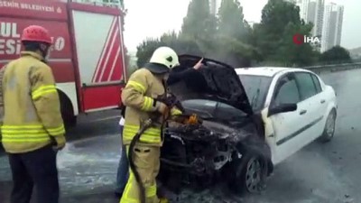 arac yangini -  TEM otoyolunda araç yangını Videosu