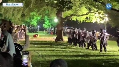 Washington'da Araçlar Kundaklandı Binalar Talan Edildi