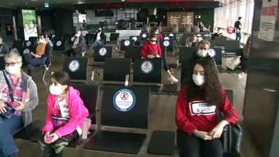  Yeni normal başladı, Sabiha Gökçen Havalimanı'ndan ilk uçuş İzmir'e gerçekleştirildi
