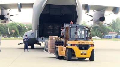gunesler - Türkiye'den Afganistan'a tıbbi yardım götüren uçak havalandı - ANKARA Videosu