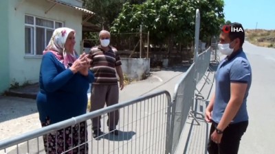  Babaanne ile askerden dönen torun karantina sonrası kavuştu