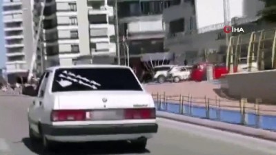  Drift yapıp polisten kaçtı, 7 bin 534 lira ceza yedi