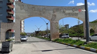  Gercüş'te bir apartman karantinaya alındı