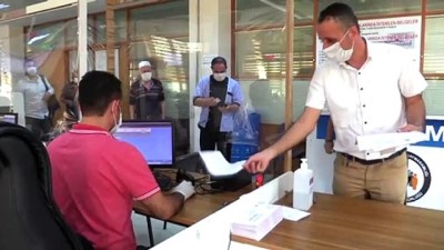 nufus mudurlugu - Nüfus müdürlükleri Kovid-19 sürecinde yoğun mesaide - MERSİN Videosu