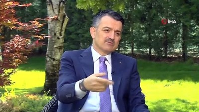  Tarım ve Orman Bakanı Bekir Pakdemirli, İHA yayınında soruları cevapladı
