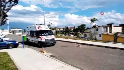  Ticari araç ile motosikletlinin çarpıştığı kaza anı kamerada