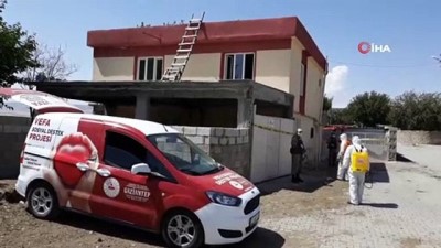  Araban’da bir ev karantinaya alındı