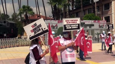 sozlesmeli - Belediyelerde işten çıkarmalar protesto edildi - ADANA Videosu