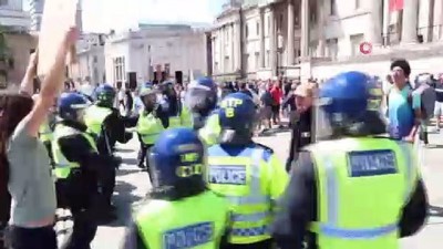 polis siddeti -  - İngiltere’de heykel protestolarında olaylar çıktı Videosu