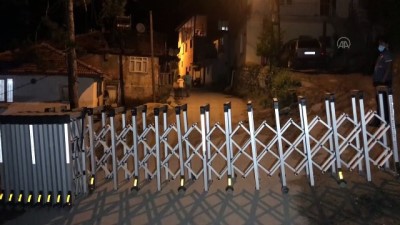 kisla - Karabük'te bir sokak, koronavirüs tedbirleri kapsamında karantinaya alındı Videosu