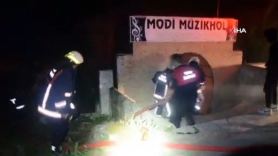  Ordu’da müzikholde yangın çıktı