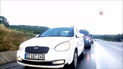  Sağanak yağış kaza getirdi: 3 yaralı