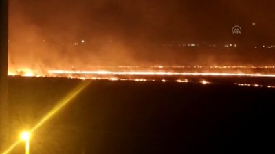 Suriye sınırında yangın çıktı - MARDİN