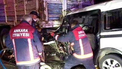 Başkentte trafik kazası: 2 ölü - ANKARA