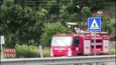  Karabük'te iki katlı ev yangında kül oldu