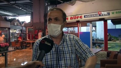 yagmur suyu -  15 Temmuz Demokrasi Otogarı’nda çarşıları su bastı Videosu