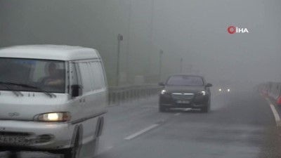 hava sicakliklari -  Bolu Dağı’nda yoğun sis ve yağmur etkili oluyor Videosu