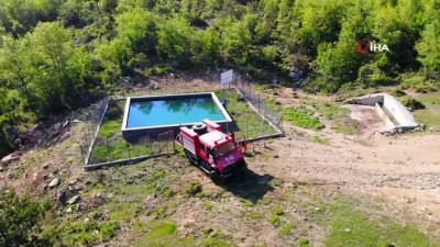helikopter -  Orman yangınlarına karşı ’havuz’lu önlem Videosu