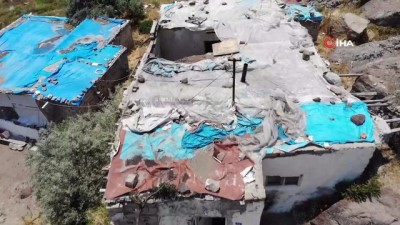 mustakil ev -  Tavanı çöken müstakil evde yaşam mücadelesi Videosu
