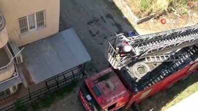  Balkonda yavru ördek kurtarma operasyonu