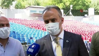 isaf -  Bursa Açık Hava Tiyatrosu festivale hazırlanıyor Videosu