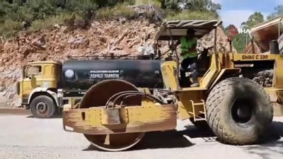  Muğla Büyükşehir asfalt çalışmalarına başladı