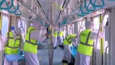 vagon -  Yüksek Hızlı Trenler ve Marmaray vagonları her gün dezenfekte ediliyor Videosu