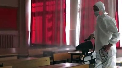 sinav takvimi -  Akhisar Belediyesi, sınav öncesinde okulları dezenfekte etti Videosu