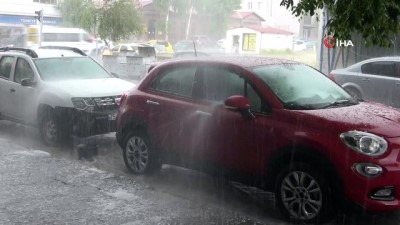  Ardahan'da dolu yağışı