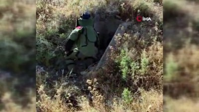  Barış Pınarı bölgesinde 68 kilogram patlayıcı ele geçirildi