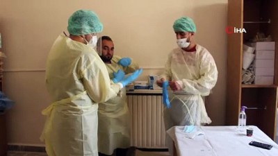 solunum cihazi -  - İdlib’de korona virüs hastaları için hastane açıldı Videosu
