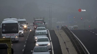 yagis uyarisi -  Tekirdağ sisli bir güne uyandı Videosu
