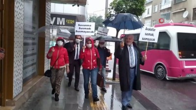 secim sistemi -  Ankara’ya yürüyen baro başkanı yağmura yakalandı Videosu