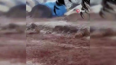  - İdlib'te mülteci kamplarını sel ve fırtına vurdu