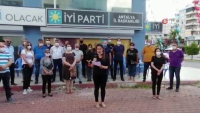 kapali alan -  İYİ Parti Muratpaşa'da 18 isim partideki görevlerinden istifa etti Videosu