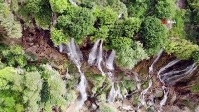  Girlevik Şelalesi normalleşme adımlarının ardından yeniden ziyarete açıldı