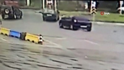  Güvenlik görevlisinin öldüğü kaza kamerada