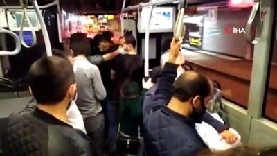 kirkoy -  Halk otobüsünde 'kalabalık' tartışması kamerada Videosu