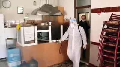 kiraathane -  Kartal Belediyesi’nden ilçedeki kahvehane ve kıraathanelere dezenfekte hizmeti Videosu