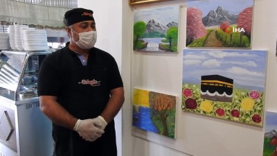  Korona günlerini resim yaparak geçirdi