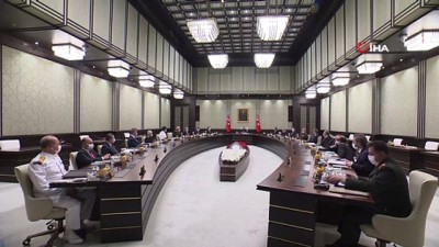  Korona virüs nedeniyle aylar sonra ilk kez yüz yüze gerçekleştirilen MGK toplantısı başladı
