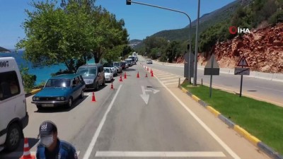  Korona virüsün giremediği turizm merkezi girişlerinde sıkı denetim