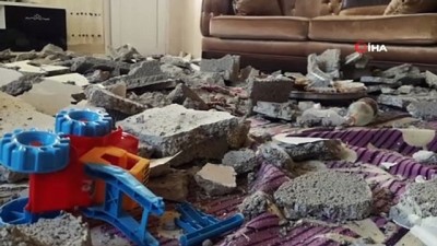 baros -  Mersin’de 2 katlı evin tavanı çöktü, 2 çocuk yaralandı Videosu
