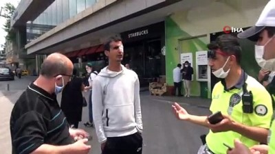  - Para vermeyen yabancı uyruklu vatandaş ile taksici arasında tartışma çıktı
