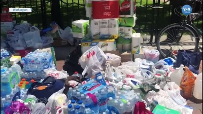 Protestocular İçin Su ve Yiyecek Standı Bağışlarla Genişliyor