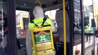 minibus duragi -  Şirinevler’de minibüsler dezenfekte edildi Videosu