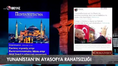 beyaz tv - Yunanistan'ın Ayasofya rahatsızlığı! Videosu