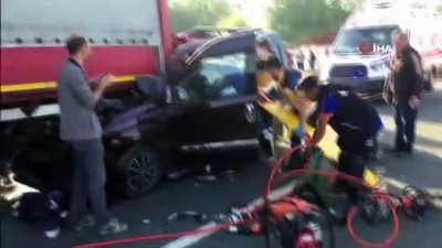 Erzincan’da trafik kazası: 1 yaralı
