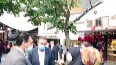 yagmur suyu -  Tarihi çarşıya Osmangazi eli Videosu